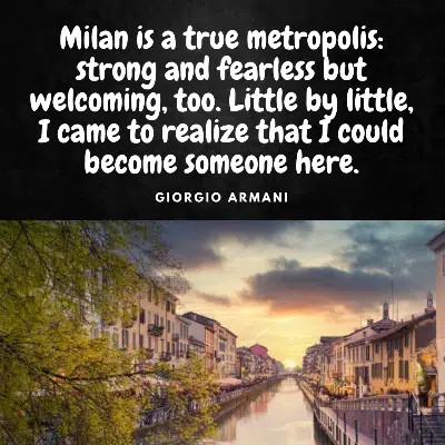 quotes about Milan