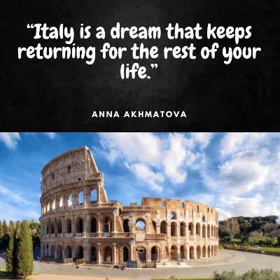 Ultimate Italy travel Quotes: Get inspired to travel to Italy
