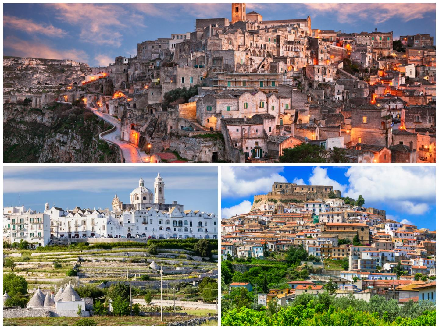 Matera-Locorotondo-and-Rocca-Imperiale