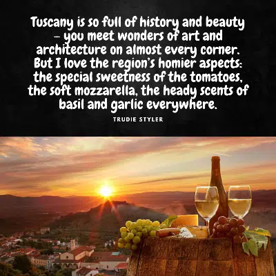 BEAUTIFUL TRAVEL QUOTES ABOUT FLORENCE AND TUSCANY