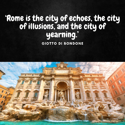 Ultimate travel quotes about Rome