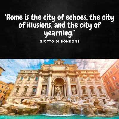 Ultimate travel quotes about Rome