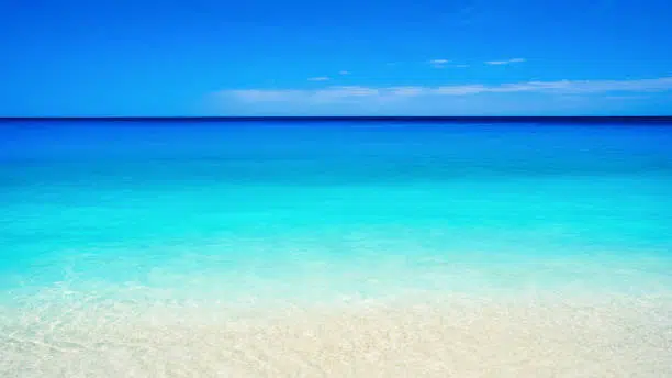 Incredible sea colors on myrtos beach, Kefalonia