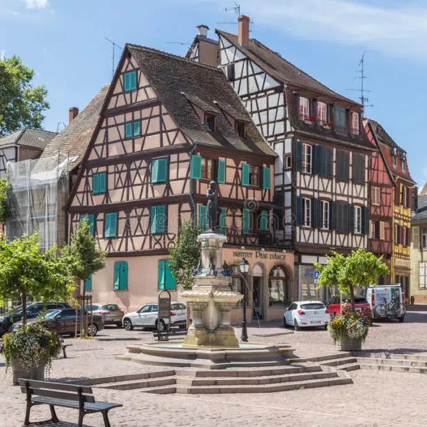 The Roesselmann Fountain in Colmar