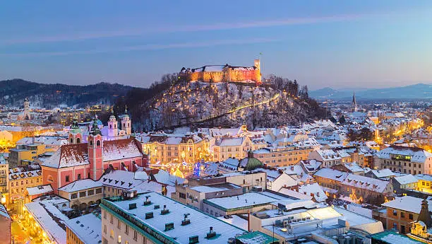 Ljubljana in winter