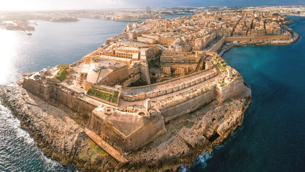 Wamest winter destinations in Europe -Valletta