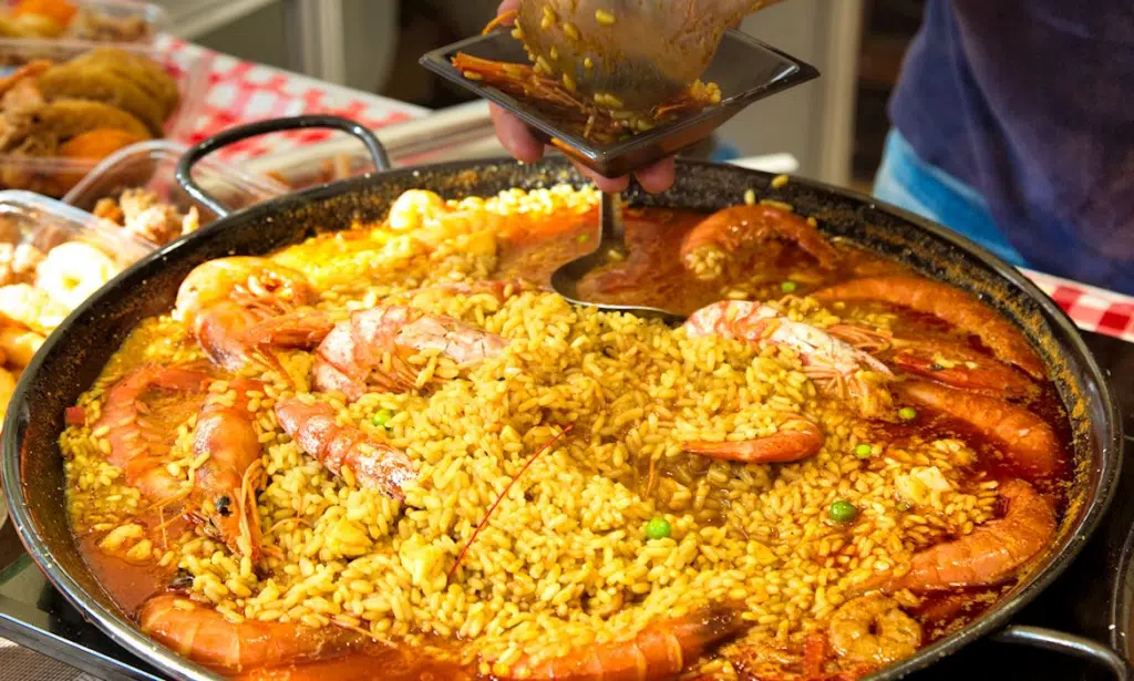 Paella de mariscos