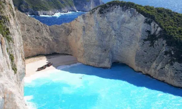 Top beaches in Ionian islands - Navagio