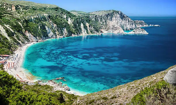 Top beaches in Ionian islands - Petani beach