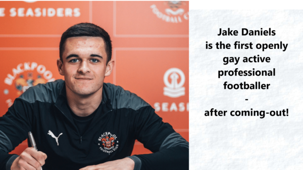 Jake Daniels is the first openly gay active professional footballer