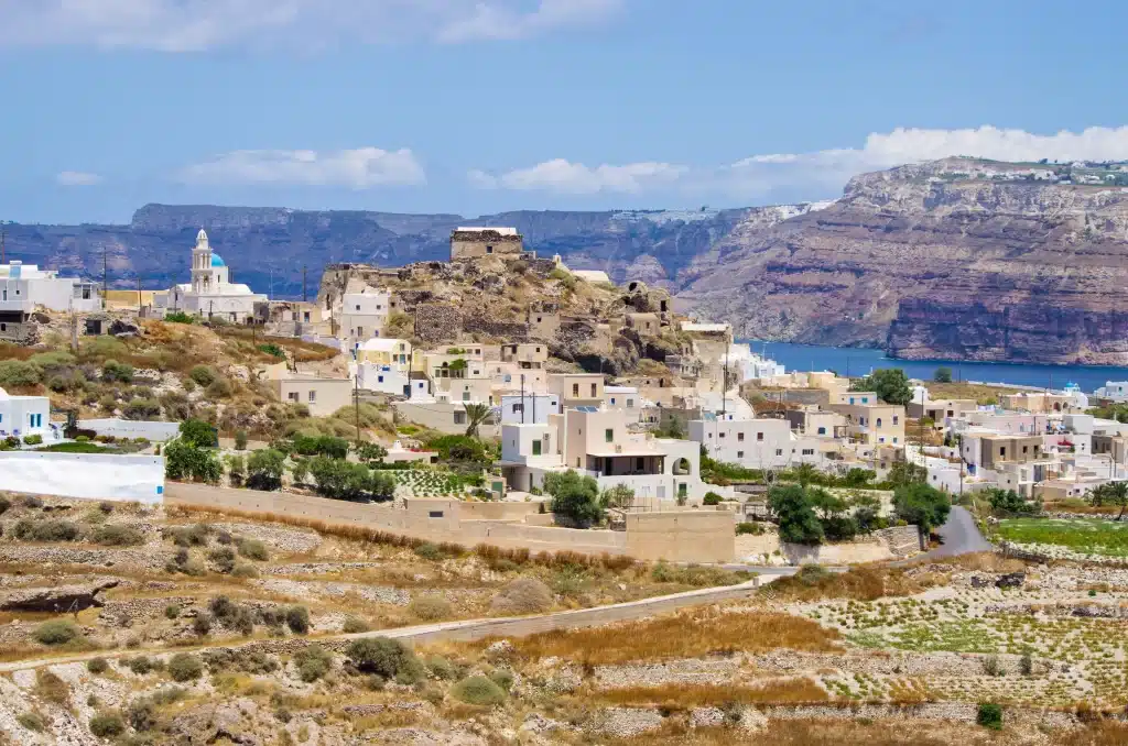 Akrotiri in Santorini