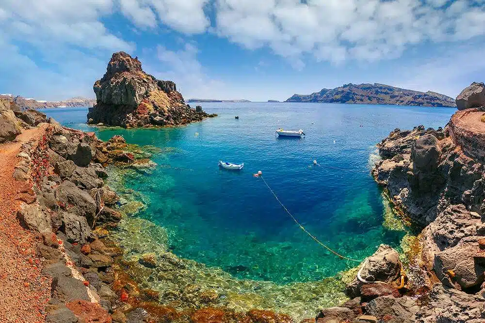 Armeni Beach on Santorini