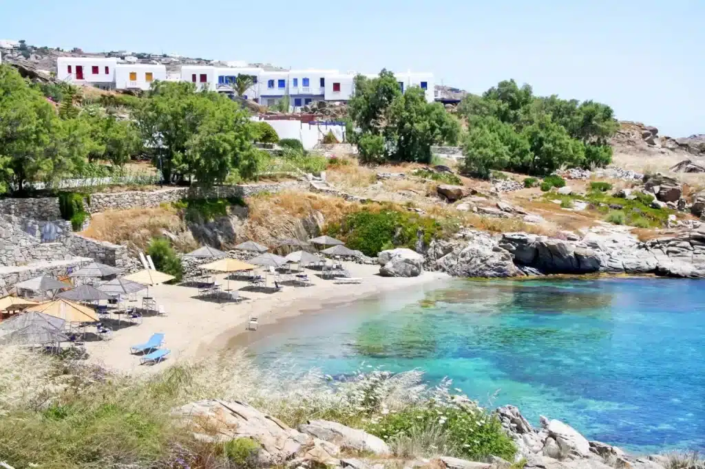 Glyfadi beach - Elite beaches in Mykonos