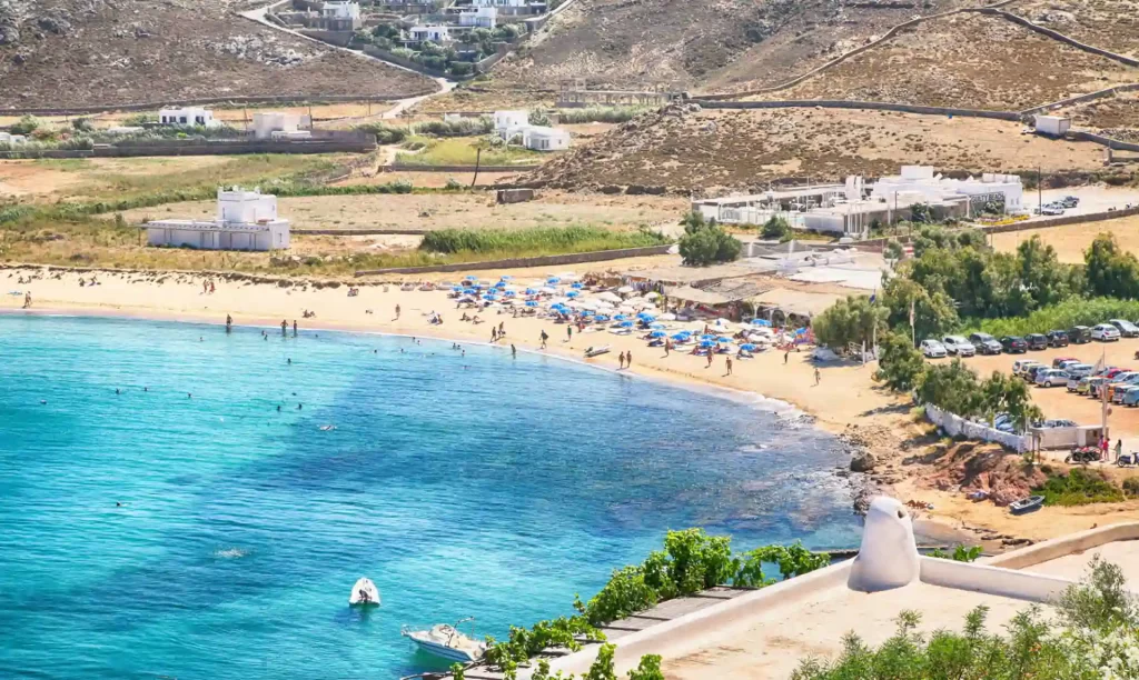 Elite beaches in Mykonos - Panormos Beach