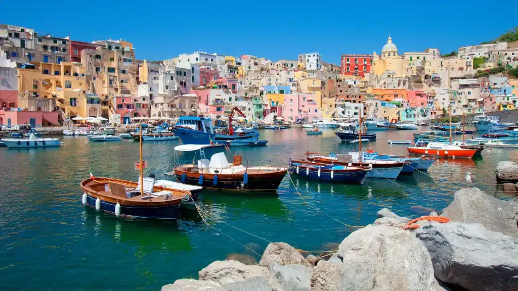 Scenic Procida island