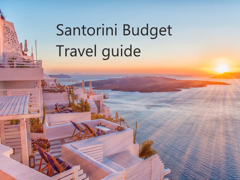 santorini travel budget