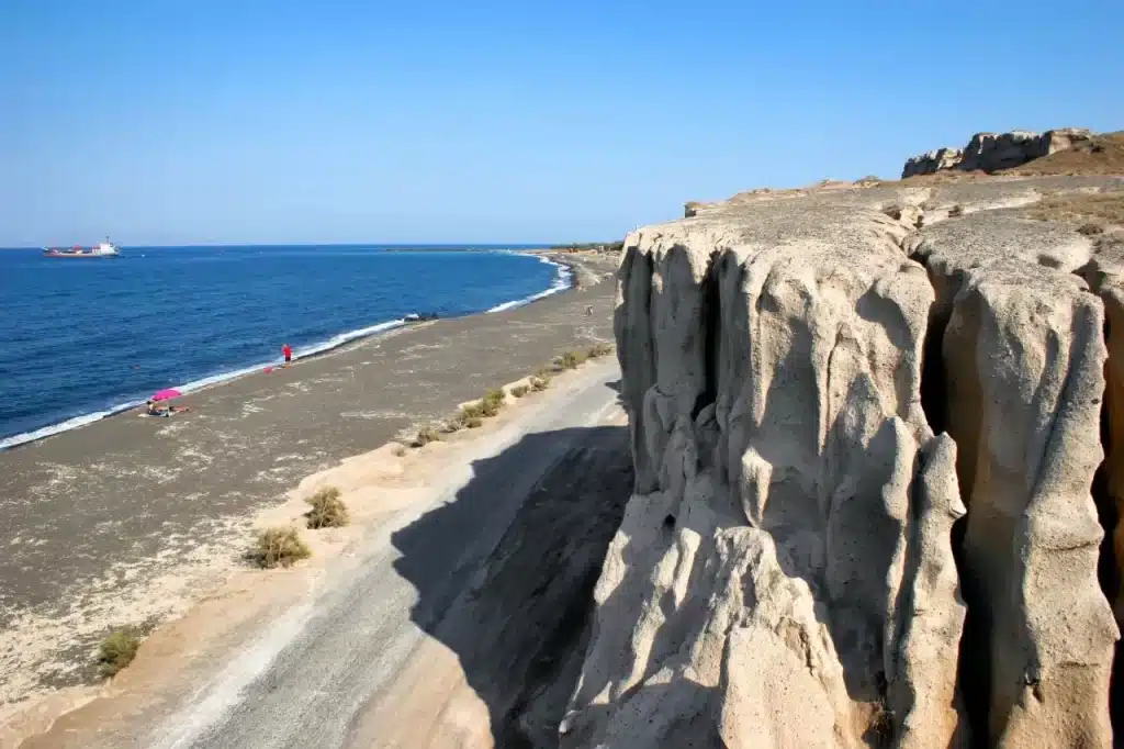 Santorini Monolithos Beach