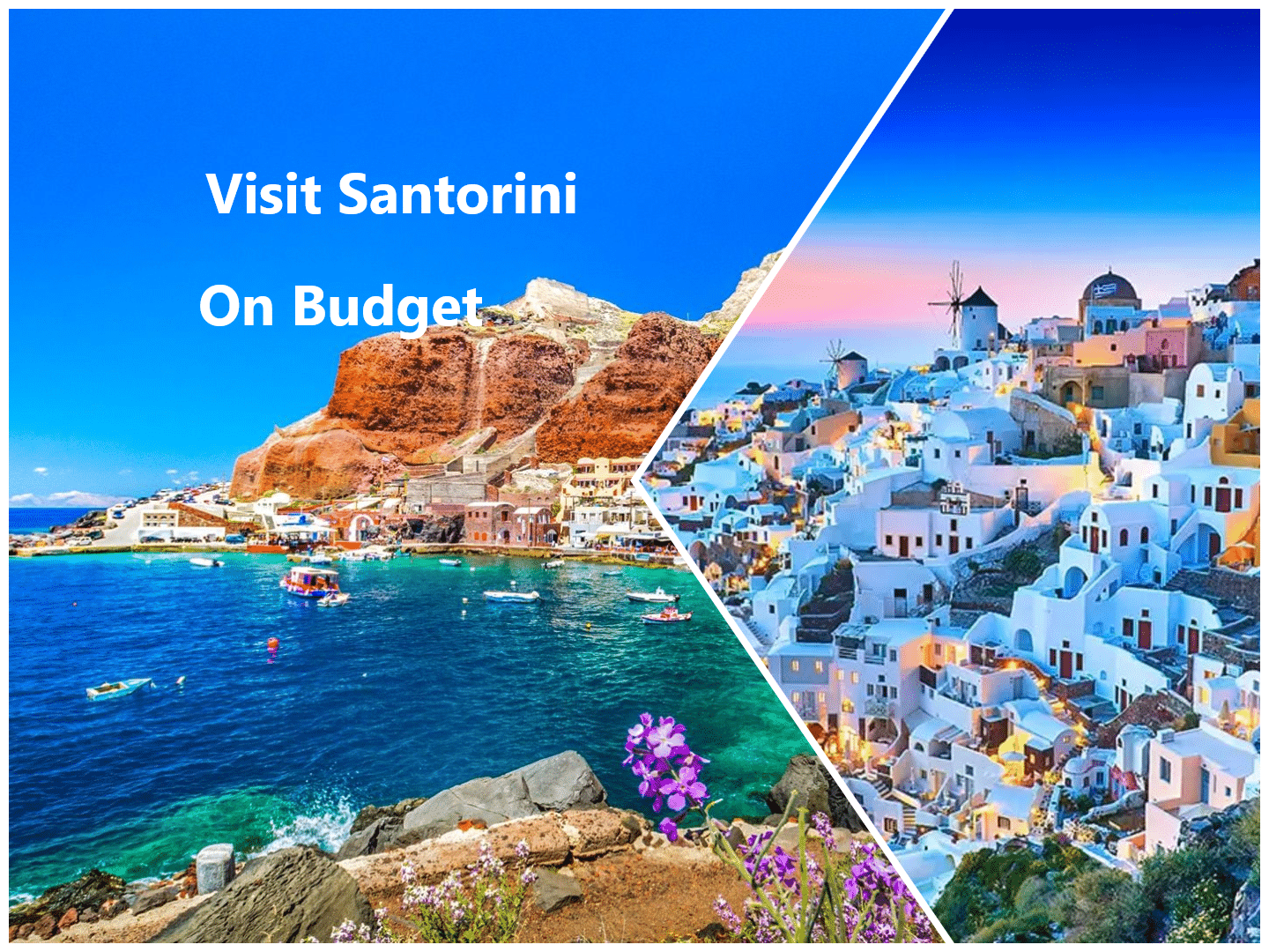 Santorini on budget