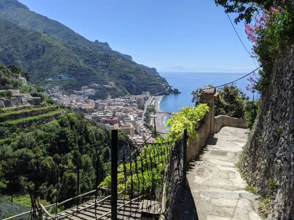 Sentiero dei Limoni between Maiori and Minori