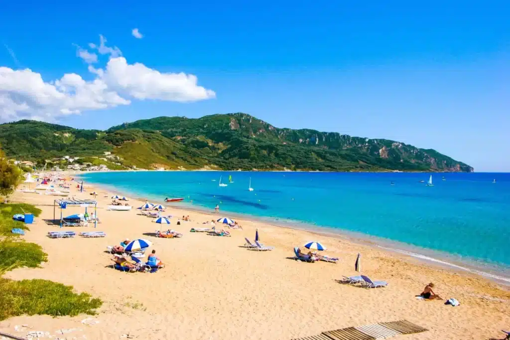 Agios Gordios beach