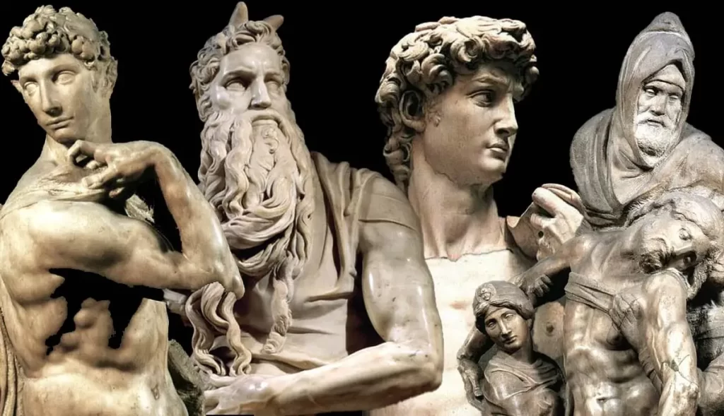 influential historical gays -Michelangelo's statues