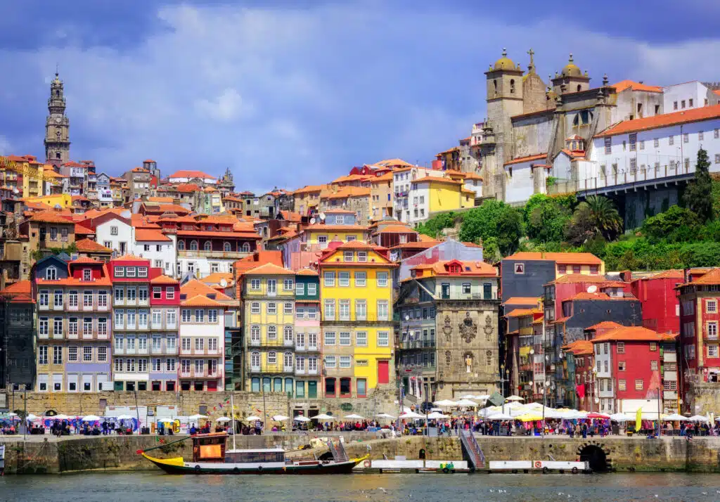 Ribeira, the old town of Porto, Portugal