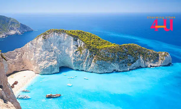 Shipwreck beach on Zakynthos