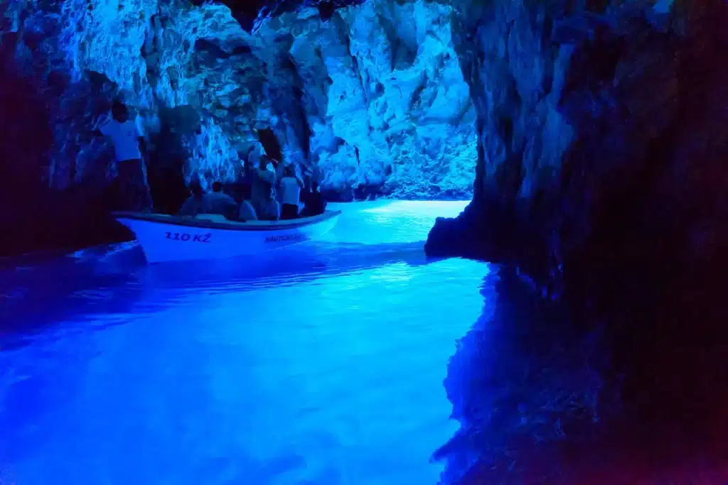 Blue cave near Vis island