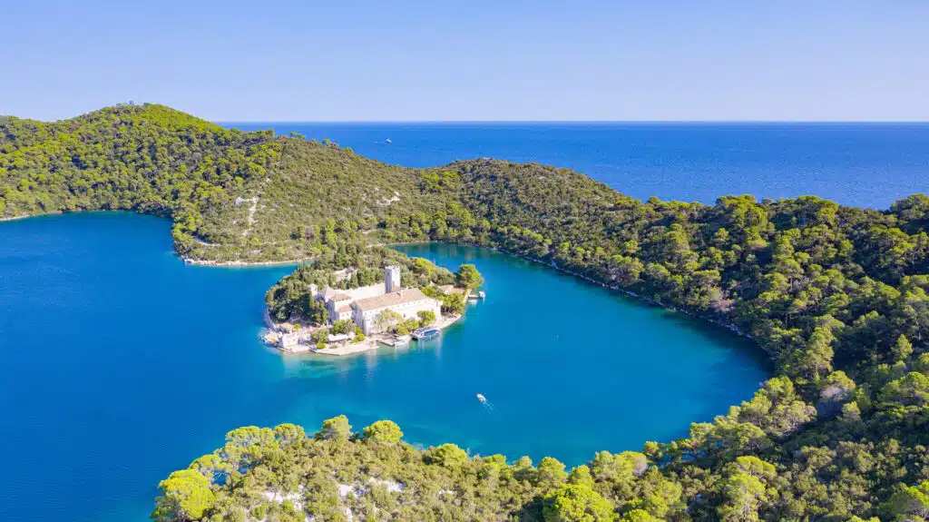 The island in the middle of Mljet island