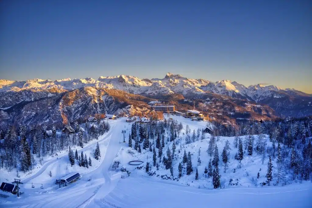 Vogel ski resort in Slovenia