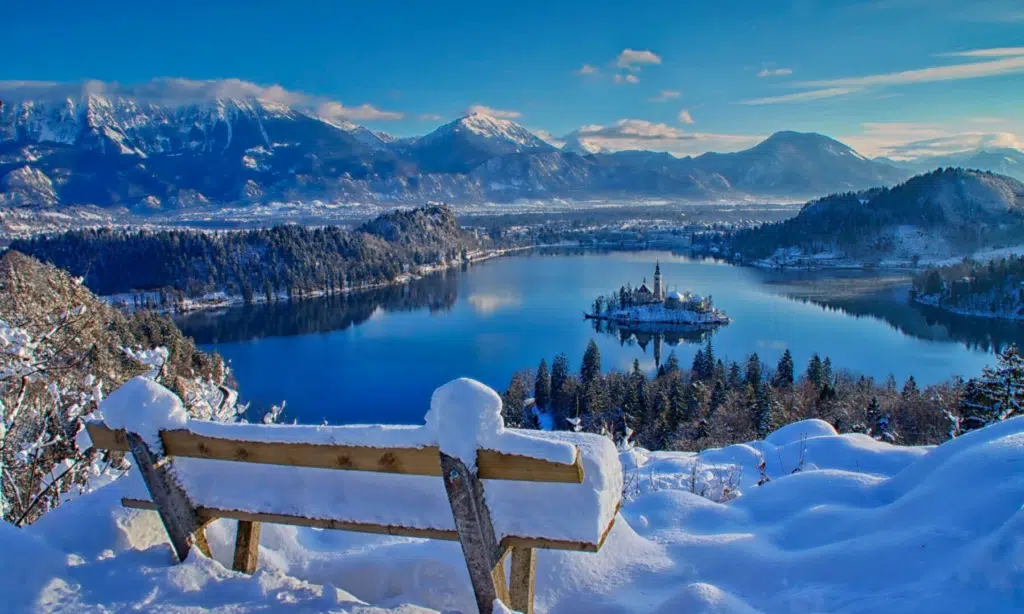 Winter in Lake Bled - Jernej Leben Photography