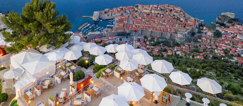 Dubrovnik panorama restaurant