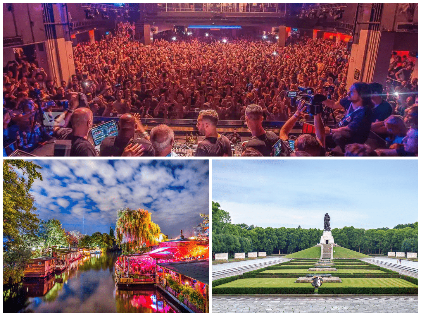 Berlin Party scenes and green areas