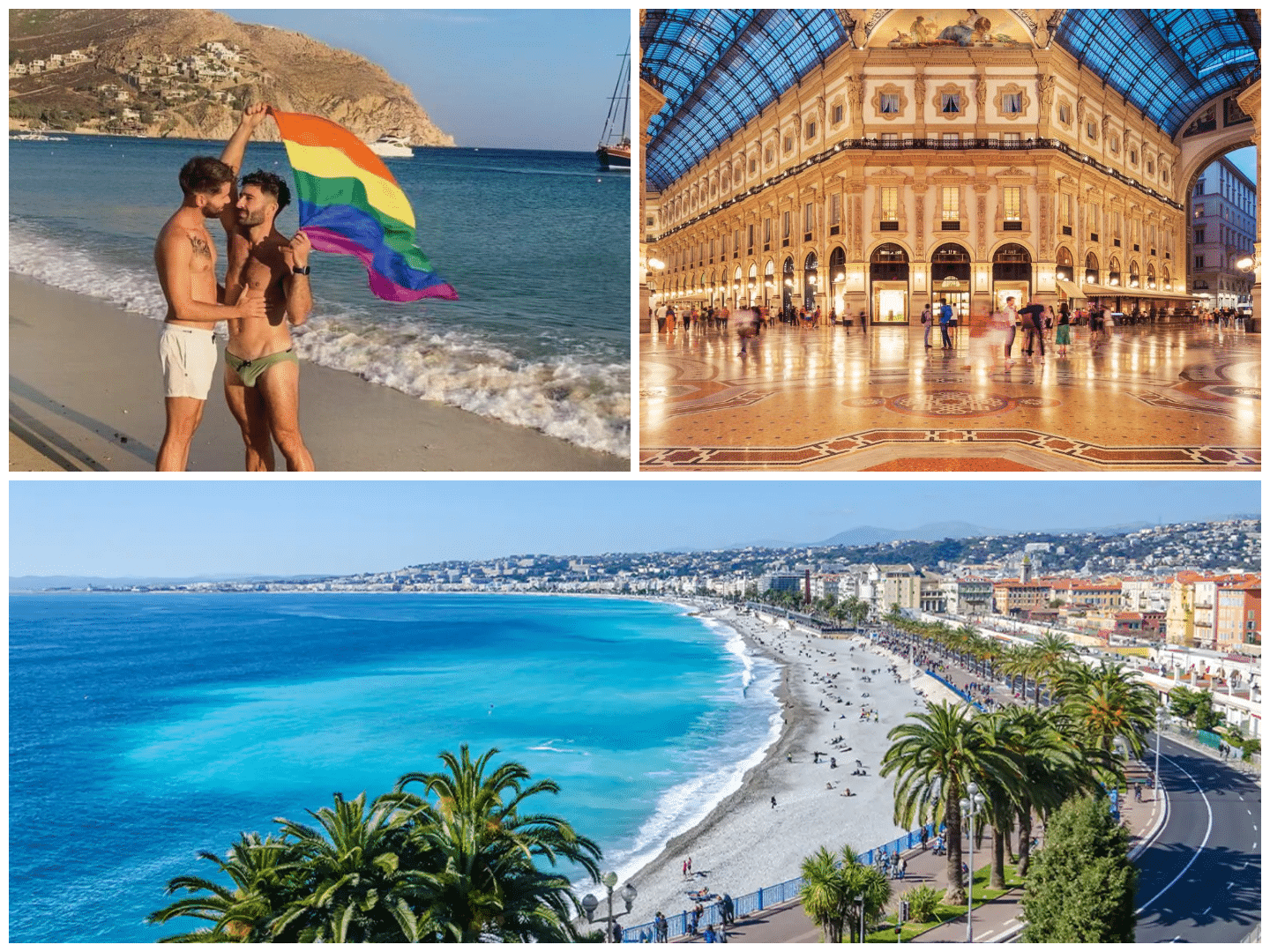 The leading gay destinations in Southern Europe