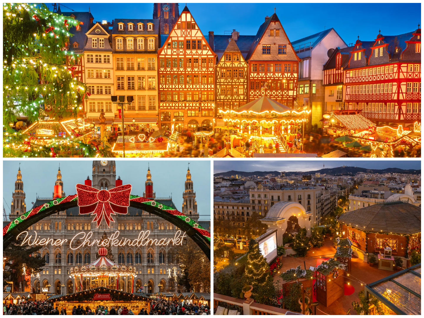 Pink Christmas in Europe