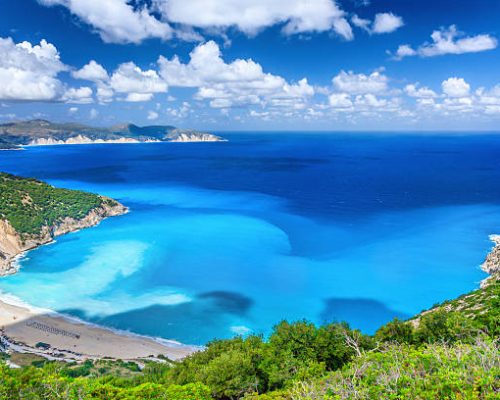 Incredible Myrtos beach in Kefalonia