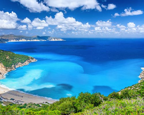 Incredible Myrtos beach in Kefalonia